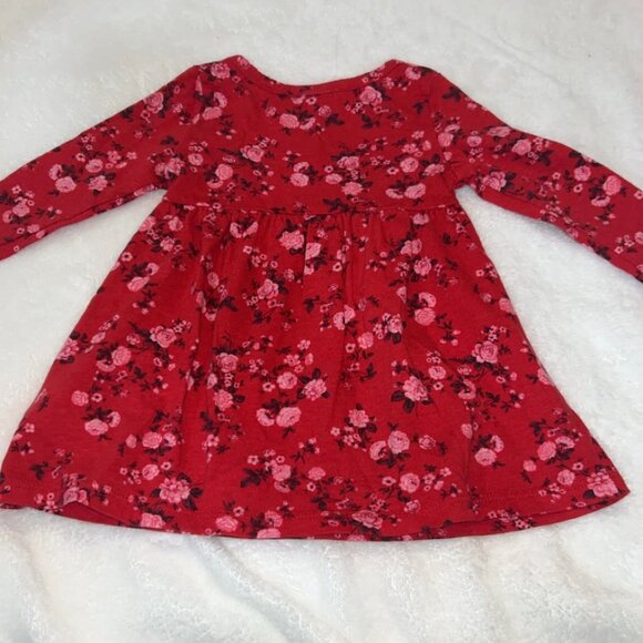 New Red Old Navy Dress 6 - 9 Months - Picture 6 of 7